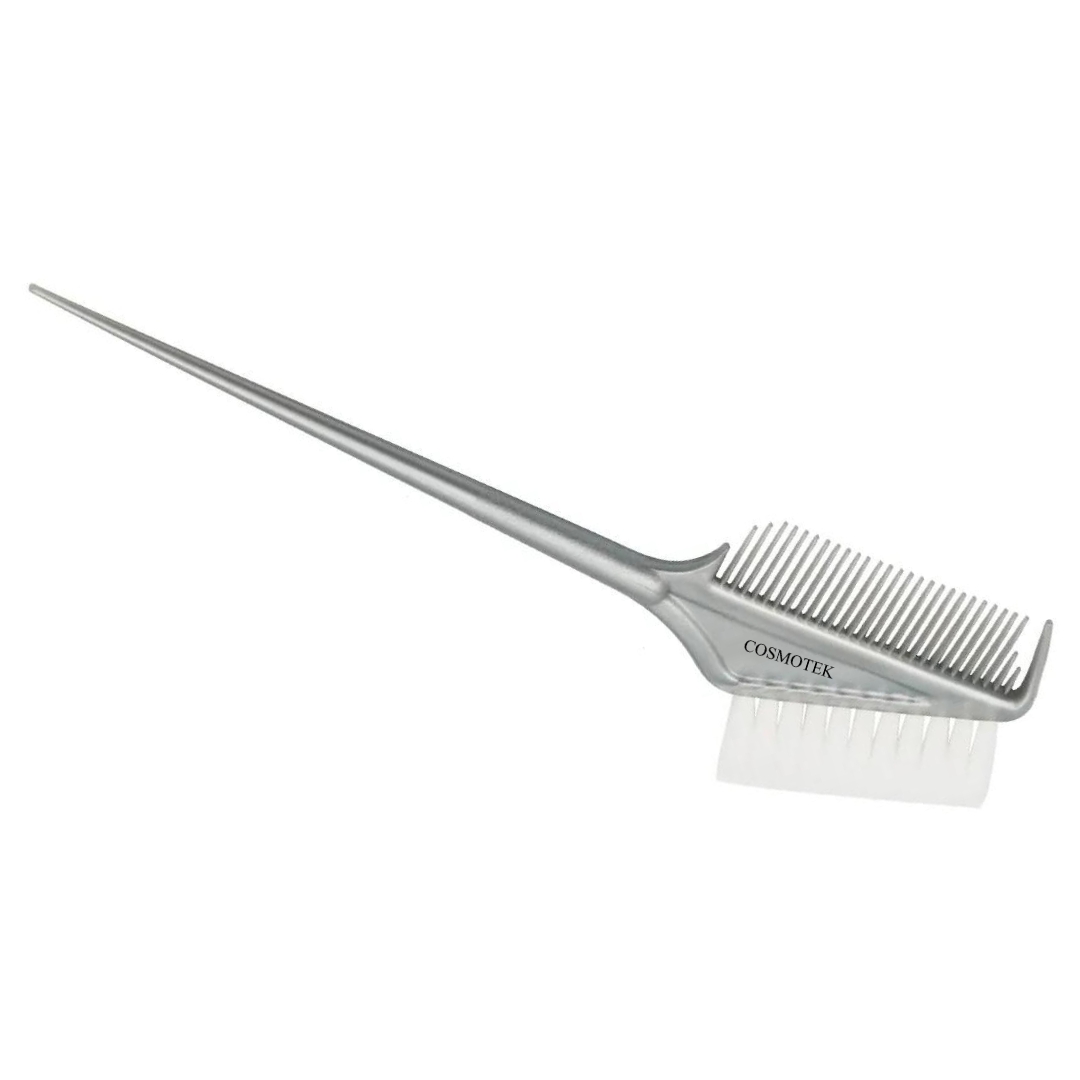 Professional Double-Sided Hair Dyeing Brush - Easy Hair Coloring Tool for Salon-Quality Results at Home - Unisex Hairdressing Accessories for Normal Hair