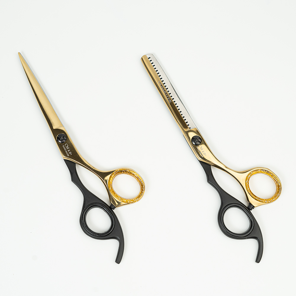 Professional Hair Cutting Scissors Set - Thinning/Texturizing Shears Set - 6.5” Overall Length, Razor Edge Barber Scissors For Men & Women - Premium Shears For Salon & Home Use