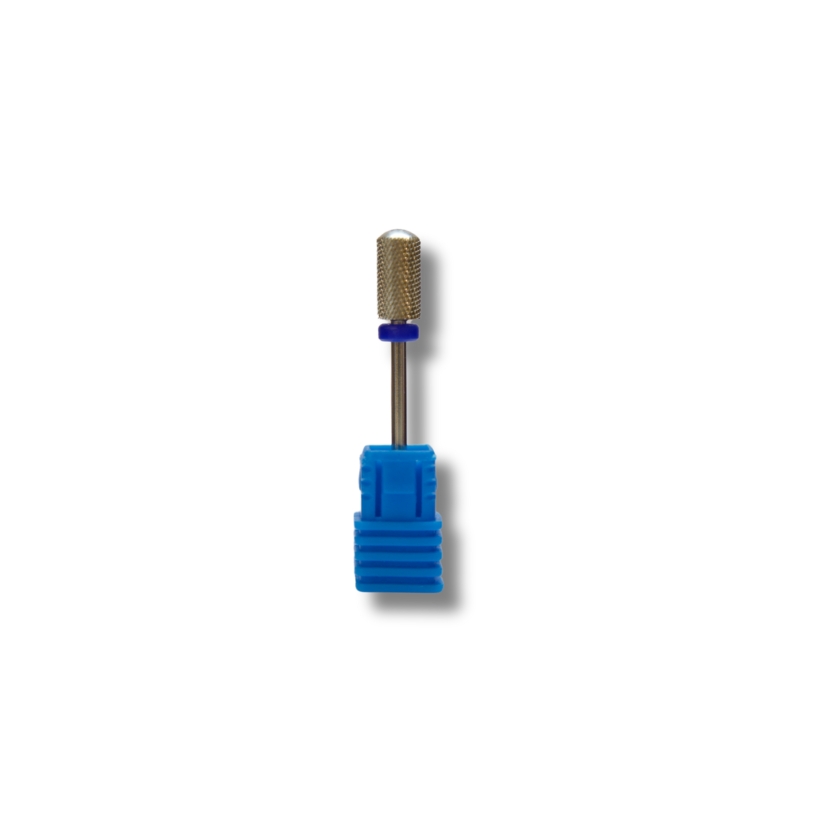 3/32" Safety Nail Carbide - Smooth Round Top Large Barrel Head for Electric Dremel Drill Machine - Grit Size: (4XC, 3XC, 2XC, XC, C, M, F, XF)
