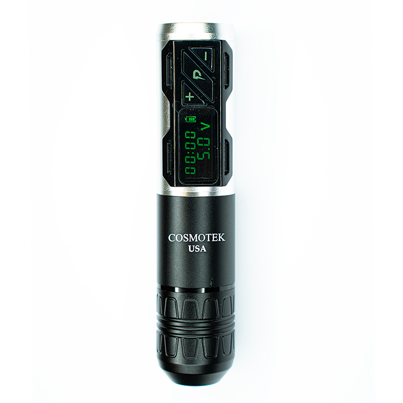 Dragon Wireless Cartridge Tattoo Machine Pen Power Supply for Tattoo Artists – SILVER