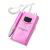 Cosmotek 2-in-1 Smart Brushless Nail Drill Machine – 35K RPM | Quiet, Ultra Smooth, Vibration-Free | Portable & Desktop E-File with Smart Charging Docking System – Gradient Pink