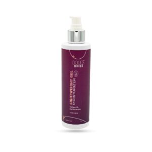 Douce Brise Lightweight Gel Moisturizer – Hydrating Face Cream with Red Bean, Vitamin B5 & Peptide Complex – Non-Greasy Daily Gel Moisturizer for Oily, Combination & Normal Skin – Great for Men's Post-Shave & Summer Use (200ml)