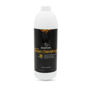 BonitaCrown Cream Developer 10 Volume (3%) – Professional Use Oxidizing Cream with Smooth Texture, Gentle on Hair and Scalp, Large 1000ml Bottle, Good Choice for Salon Hair Coloring and Long-Lasting Results