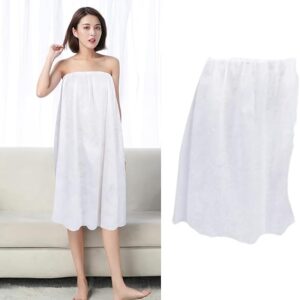10PCS Disposable Spa Wrap – Adjustable Non-Woven Bath Wrap – Sauna Bath Skirt & Sweat Steaming Robe for Women – Ideal for Salon, Spa, Post-Surgery, Tattoo Appointments, Hotels, Gym & Travel