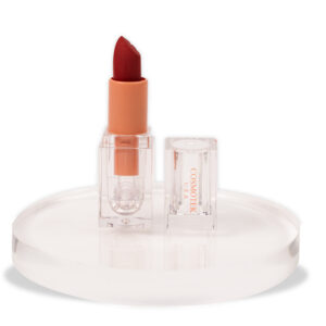 Cosmotek Mega Last High-Shine Lipstick – Long-Lasting Creamy Lip Color with Hydrating Formula, High-Shine Finish, Smudge-Resistant, Pigmented Nude Shade – Everyday Lip Makeup for Women, Travel-Friendly Gift (Color #02)