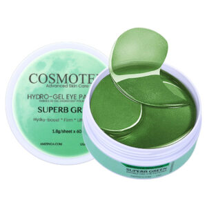 Under Eye Masks – Collagen Green Tea Eye Patches for Puffy Eyes, Dark Circles & Puffiness – Hydrating Skincare Gel Pads for Eye Bags and Wrinkles – Under Eye Treatment
