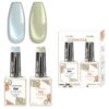 Cosmotek Cat Eye Duo Gel Set – Arctic Sky & Pistachio (CTK-D07) – Premium Magnetic Gel Polish with Light Blue & Pale Mint Shimmer, Velvet & Halo Effect, Soak-Off Nail Art Kit (2 x 15ml)