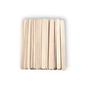 50 Pcs Waxing Applicator Sticks – Splinter-Free Wooden Craft Sticks for Hair Removal, Glue Applicators, Resin Stirring, Slime Mixing, Modeling, Precision Painting & DIY Projects – Professional Grade Disposable Wood Sticks for Facial & Body Waxing, Esthetician Supplies for Clean Lines