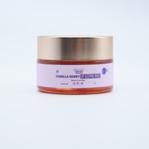 DOUCE BRISE Vanilla Berry Lip Sleeping Mask – Clinical Skincare Intensive Overnight Lip Treatment – Hydrating Lip Mask for Dry, Chapped, Flaky Lips – Nourishing Night Cream for Soft, Smooth, Kissable Lips by Morning – Korean Beauty, Clinical Lip Care – Vanilla Berry Scent – Gift for Her, Stocking Stuffer, Beauty Sleep Essential (20g / 0.7 oz)